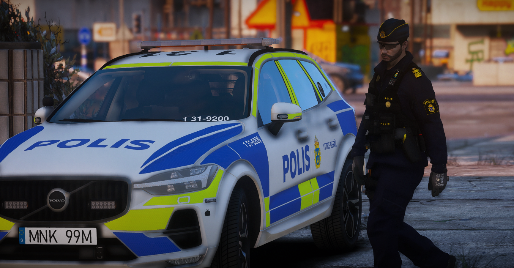 Scenario från Stockholm City Blåljus